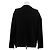 Lanvin Cardigan noir en poulain et en laine - vue 2
