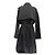 Lanvin Trench largo gris antracita de algodón - vista 2