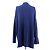 Hermès Cardigan azul de algodão e seda com decote em V - vista 2