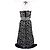 Chanel Schwarzes langes Spitzenkleid - Ansicht 2