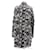 Lanvin Chaqueta larga negra y blanca de algodón Negro  - vista 2