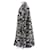 Lanvin Chaqueta larga negra y blanca de algodón Negro  - vista 4