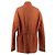 Burberry Veste matelassée orange en coton - view 2