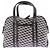 Pierre Hardy Bolsa de couro com cubos de couro e lona Preto