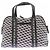 Pierre Hardy Bolsa de couro com cubos de couro e lona Preto - vista 2