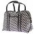 Pierre Hardy Bolsa de couro com cubos de couro e lona Preto - vista 5