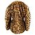 Autre Marque Chaqueta entallada de piel sintética de leopardo Castaño - vista 2