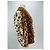 Autre Marque Chaqueta entallada de piel sintética de leopardo Castaño - vista 3