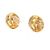 Orecchini placcati oro matelassé Chanel Coco Mark D'oro - vista 2