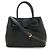 Borsa a mano/borsa a spalla in nastro jacquard PRADA Nero - vista 2