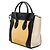 Céline Celine Luggage Micro Shopper Handtasche Schwarz Beige Roh - Ansicht 2