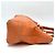 Borsa Amazona Anagram Loewe in arancione - vista 4