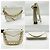 Borsa a Spalla Mount Medium di Bottega Veneta Bianco - vista 2