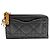 Monedero de cuero negro Christian Dior