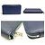 Portafoglio Hermès Azap Long in pelle Epsom blu navy con seta - vista 2