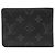 Carteira Slender Bi-fold Monogram Eclipse da Louis Vuitton Preto
