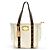 Louis Vuitton Antigua Cabas MM Tasche Braun Weiß Roh