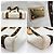 Louis Vuitton Antigua Cabas MM Tasche Braun Weiß Roh - Ansicht 3