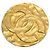 Spilla vintage placcata in oro Chanel Coco Mark D'oro