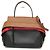 Borsa media in pelle Tod's Wave Marrone Nero