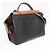 Borsa media in pelle Tod's Wave Marrone Nero - vista 14