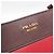 Borsa a spalla in pelle da donna Prada Bibliothèque 1BC034 Rosso Bordò - vista 10