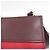 Borsa a spalla in pelle da donna Prada Bibliothèque 1BC034 Rosso Bordò - vista 11