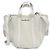 Borsa a spalla Balenciaga Everyday XS Nord-Sud Bianco sporco