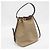Borsa a sacco in jacquard con logo Prada Marrone Marrone scuro - vista 7