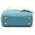 Dior Bleu Micro Cuir d'Agneau Cannage Lady Dior Turquoise - vue 3