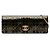 Clutch in vinile nero Chanel Parigi Mosca Moujik con catena