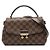 Louis Vuitton Marrone Damier Ebene Croisette