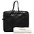 Blanket Bolsa quadrada média em couro de cordeiro acolchoado preto da Balenciaga - vista 7