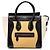 Luggage Céline Celine Tote da Viaggio Micro Tricolore in Pelle Gialla Giallo