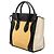 Luggage Céline Celine Tote da Viaggio Micro Tricolore in Pelle Gialla Giallo - vista 2