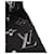 Sciarpa Logomania Shine Louis Vuitton Nero Argento - vista 11