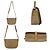 Céline Borsa a spalla in pelle PVC Macadam beige Celine - vista 3