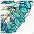Silk In Hermès Hermes Jungle Love Triangle Géant Shawl Brown Multiple colors - view 11