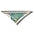 Silk In Hermès Hermes Jungle Love Triangle Géant Shawl Brown Multiple colors - view 7