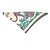 Silk In Hermès Hermes Jungle Love Triangle Géant Shawl Brown Multiple colors - view 8