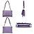 Borsa a spalla Vara Viva Bow Viola di Salvatore Ferragamo Porpora - vista 2