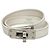 Bracciale Charm Kelly di Hermès Argento Bianco