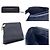 Borsa a spalla in pelle blu navy Louis Vuitton - vista 4
