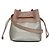 Borsa a spalla Miu Miu rosa e argento - vista 2