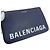 Pochette in pelle blu navy Balenciaga - vista 6