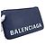 Pochette in pelle blu navy Balenciaga - vista 7