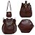 Borsa a Spalla in Pelle Bordeaux Cartier Bordò - vista 3