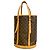 Borsa Tote Bucket GM Monogram Louis Vuitton Marrone