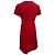 Prada Kurzarm-Minikleid aus roter Wolle - Ansicht 3