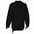 Suéter oversized de malha grossa Victoria Beckham em algodão preto - vista 3